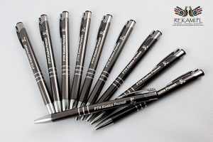 Szary Długopis Grawerowany - Kozice